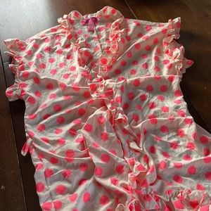 Betsey Johnson Intimates Polka Dot Robe